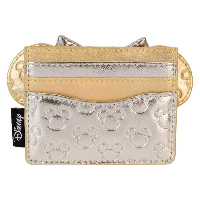 Minnie Mouse Exclusive Metallic Gold & Silver Quilted Card Holder, , hi-res view 5