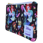 The Little Mermaid 35th Anniversary Life is the Bubbles All-Over Print Nylon Zipper Pouch Wristlet, , hi-res view 4