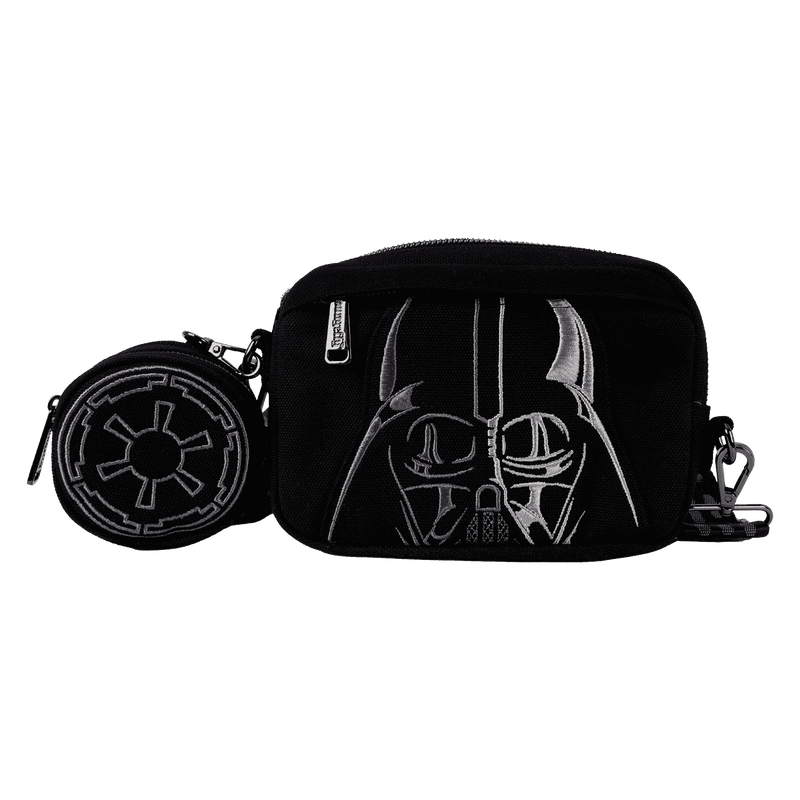 Star Wars Darth Vader Canvas Sling Crossbody Bag with Coin Bag, , hi-res view 1