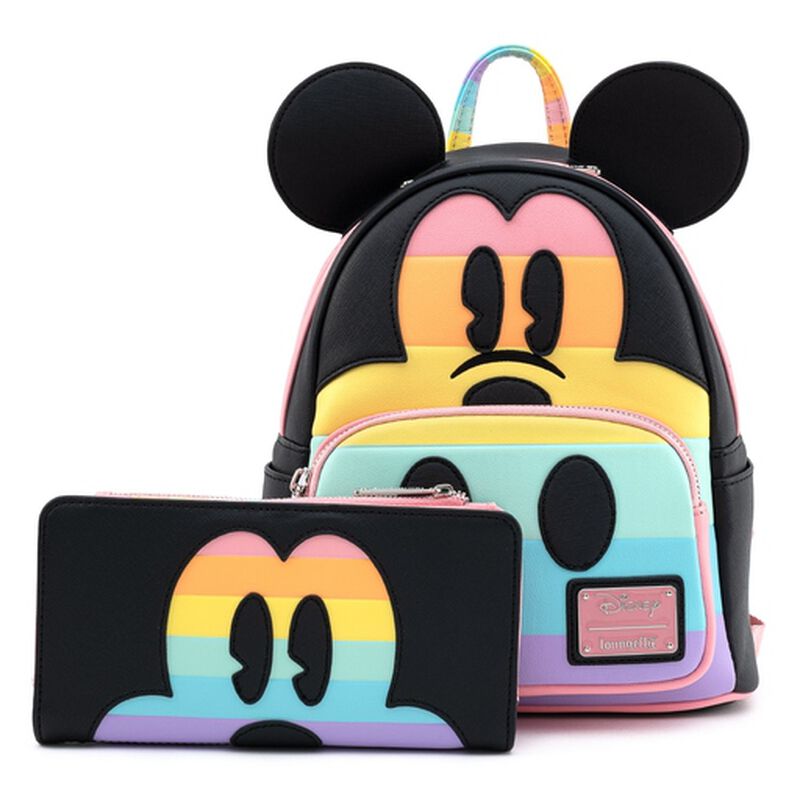 Disney Mickey Mouse Pastel Rainbow Cosplay Mini Backpack, , hi-res view 6