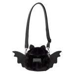 Loungefly Plush Bat Figural Crossbody Bag, , hi-res view 6