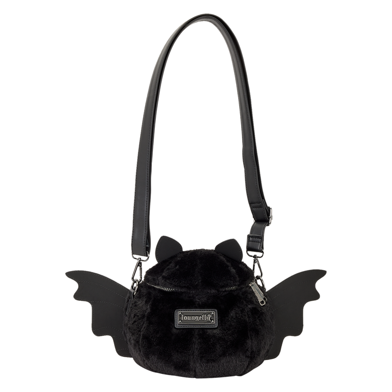 Loungefly Plush Bat Figural Crossbody Bag, , hi-res view 6