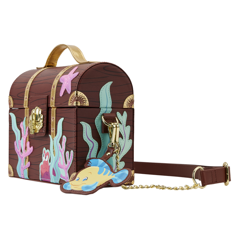 Exclusive Drop: Stitch Shoppe by Loungefly Disney The Little Mermaid Treasure Chest Crossbody Bag & Pin - 5/26/23