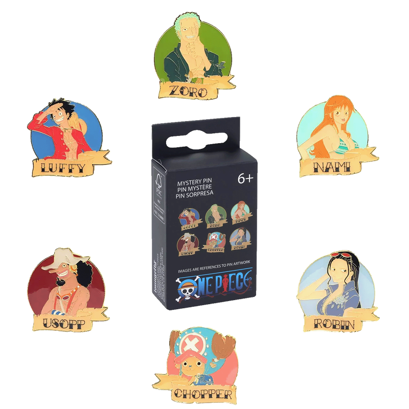 One Piece Circular Blind Box Enamel Pin, , hi-res view 1