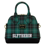 Harry Potter Slytherin Patch Varsity Plaid Crossbody Bag, , hi-res view 6