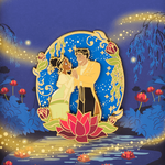 The Princess And The Frog 15th Anniversary Tiana & Naveen Glow 3" Collector Box Sliding Pin, , hi-res view 6