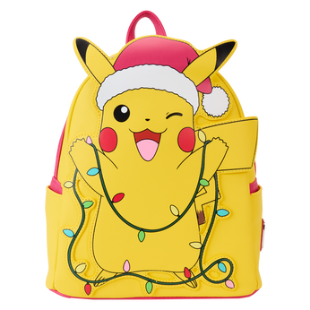 Pokémon Santa Pikachu String Lights Light Up Mini Backpack, Image 1