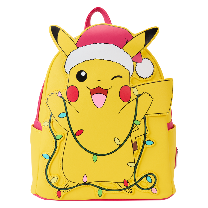 Pikachu leather backpack deals