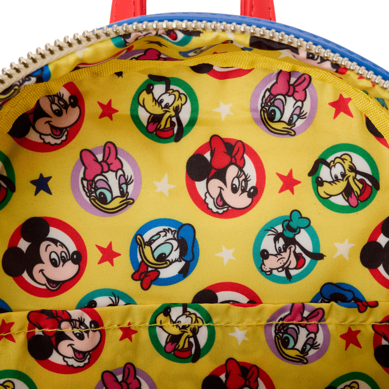 Mickey & Friends Classic All-Over Print Mini Backpack With Ear Headband, , hi-res view 13