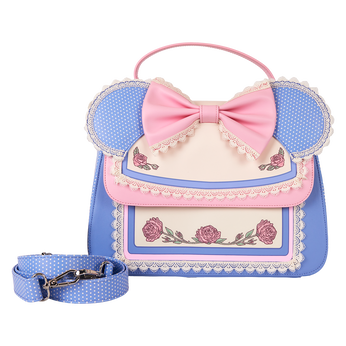 Minnie Mouse Floral and Lace Crossbody Bag, Image 1