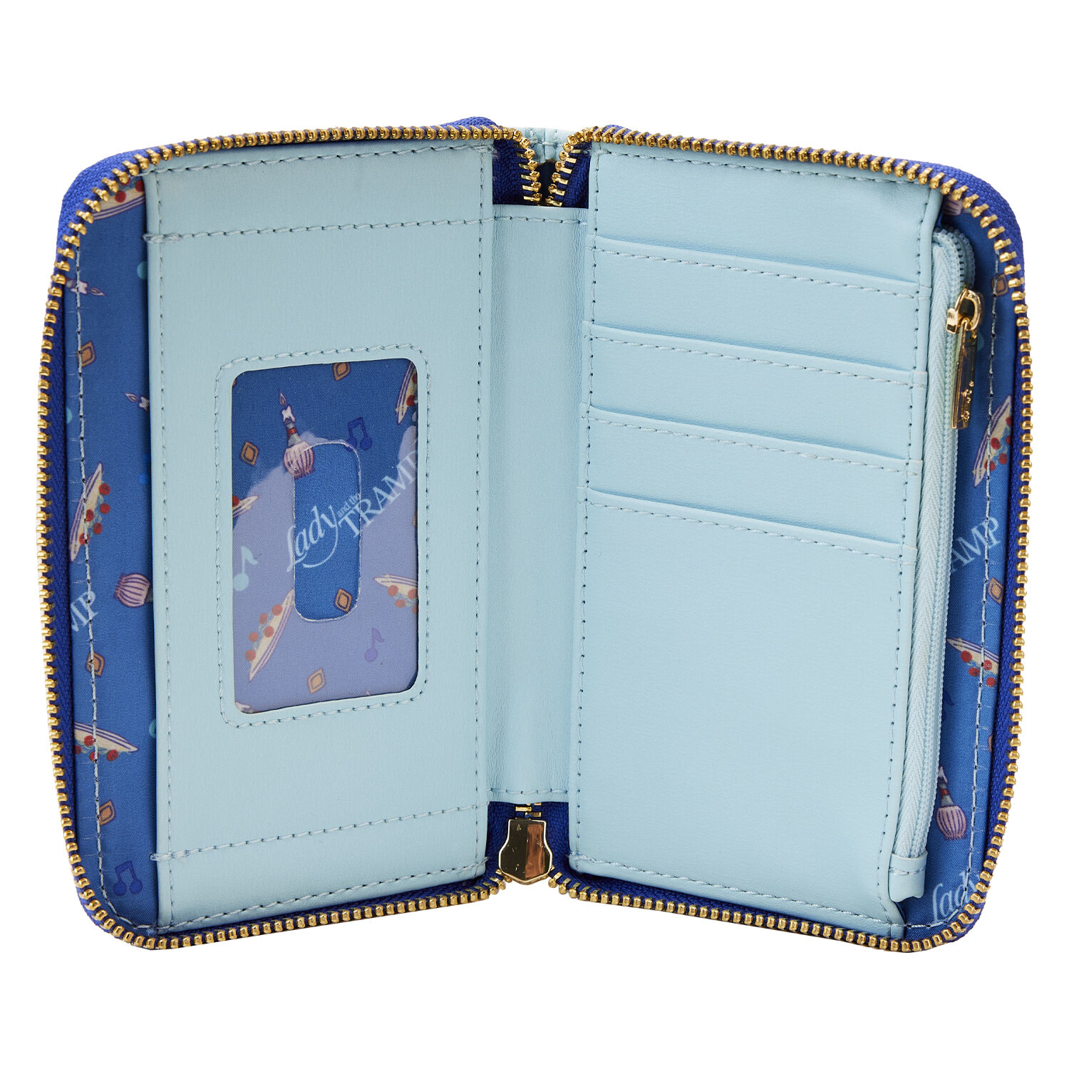 Lady and the tramp loungefly wallet top