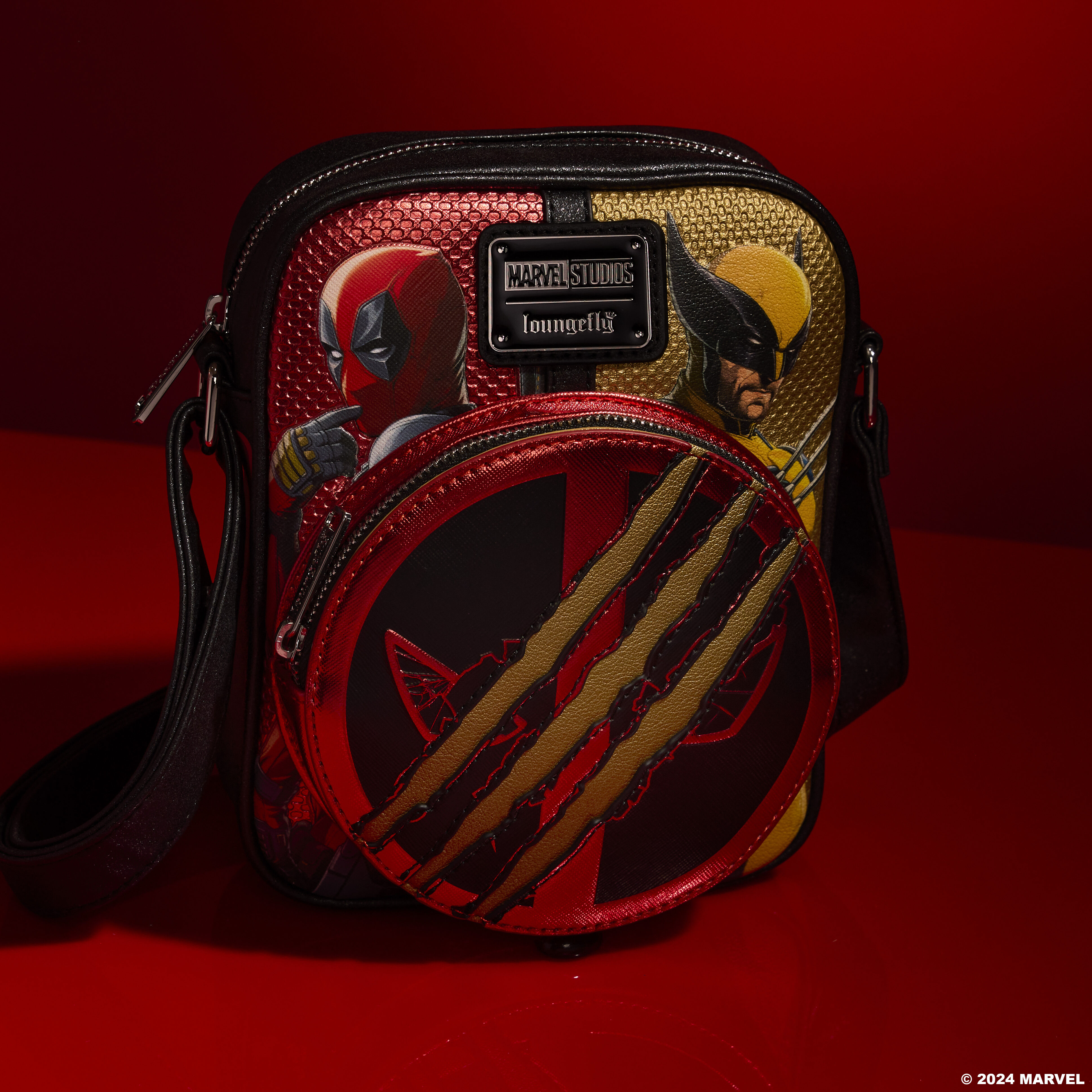 Buy Marvel Deadpool Wolverine Crossbody Bag at Loungefly