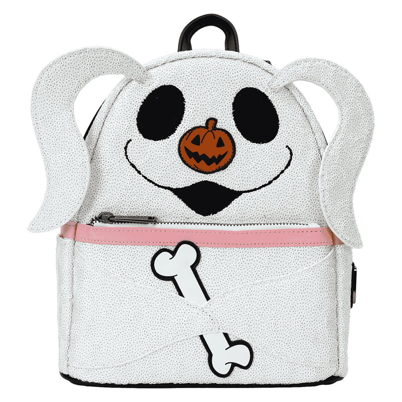 The Nightmare Before Christmas Exclusive Zero Sequin Cosplay Glow Mini Backpack, , hi-res view 1