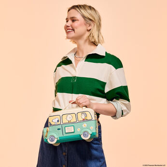 Peanuts Gang Road Trip Bus Light Up Figural Crossbody Bag, Image 2