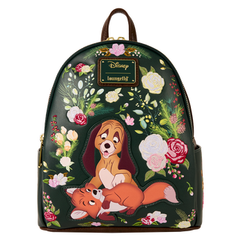 The Fox and the Hound Forest Floral Mini Backpack, Image 1