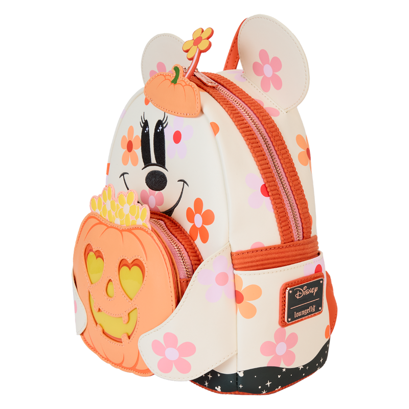 Minnie Mouse Floral Ghost Cosplay Light Up Glow Mini Backpack, , hi-res view 5