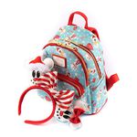 Disney Snowman Mickey and Minnie Mouse Mini Backpack with Ears Headband, , hi-res view 3