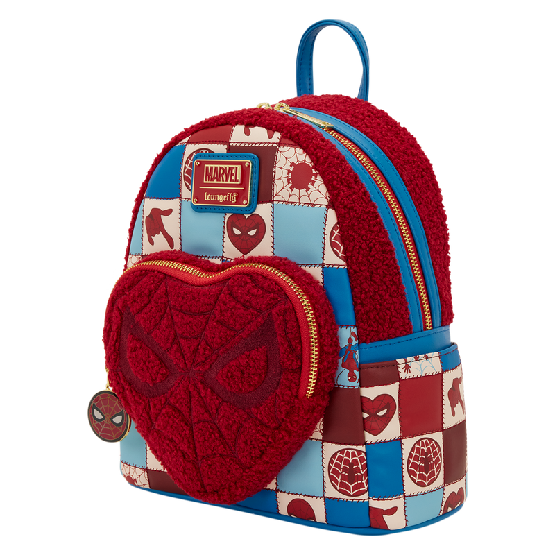 Spider-Man Sherpa Heart Mini Backpack, , hi-res view 5