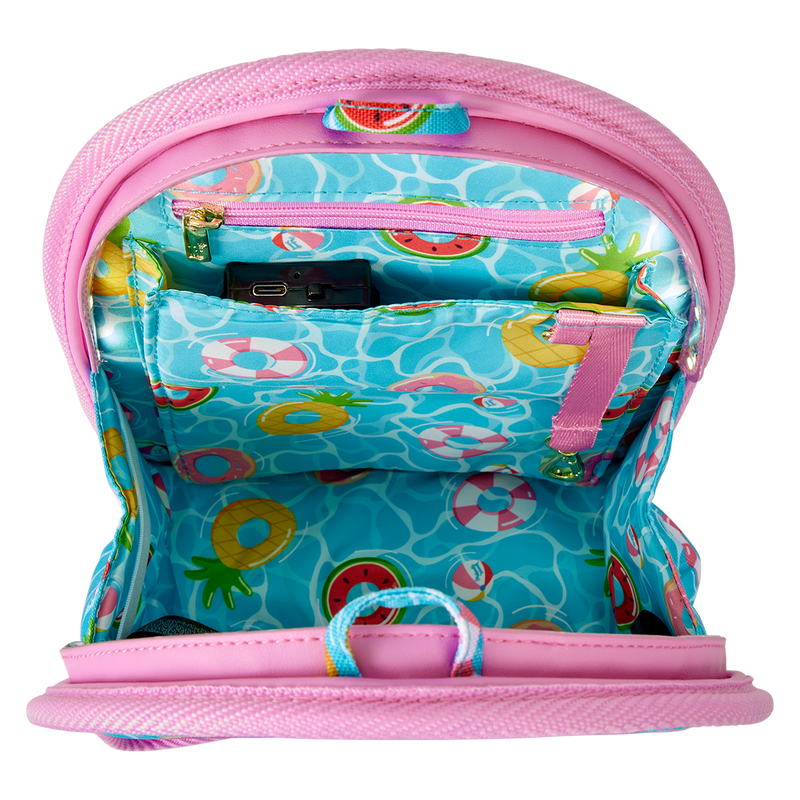 Loungefly Pool Day Light-Up Mini Backpack Bag Organizer Insert, , hi-res view 4