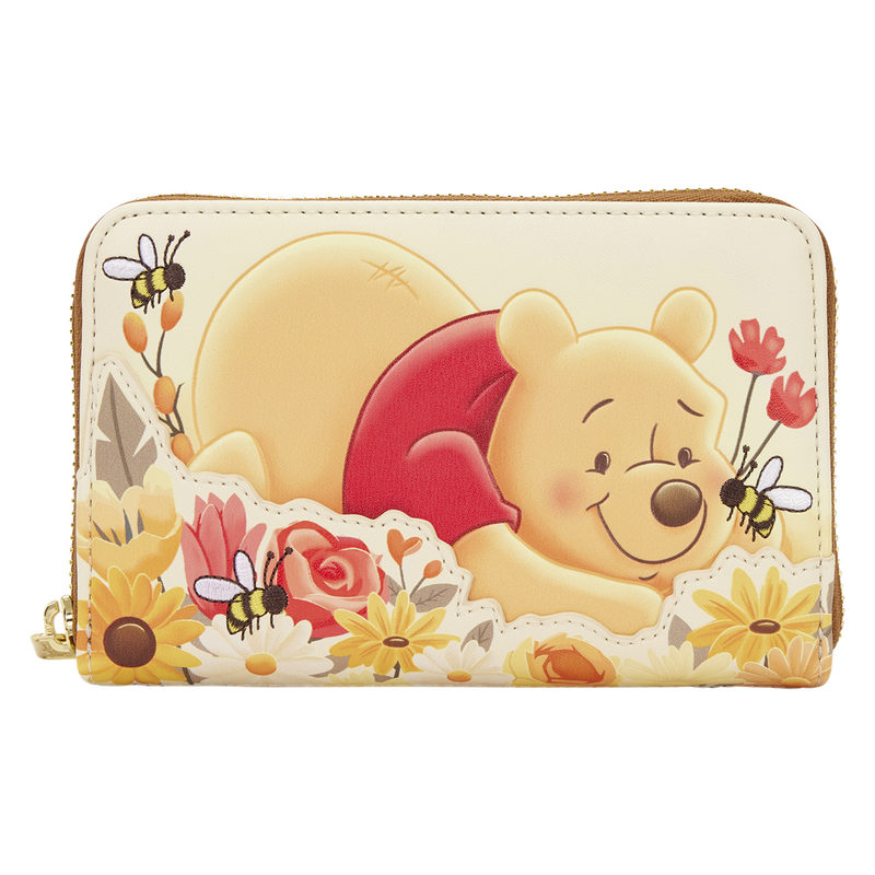 Winnie the Pooh Bees & Flowers Zip Around Wallet, , hi-res view 1