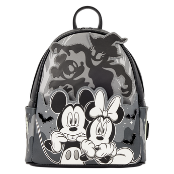 Mickey & Minnie Ghost Light-Up Glow Mini Backpack, , hi-res view 1