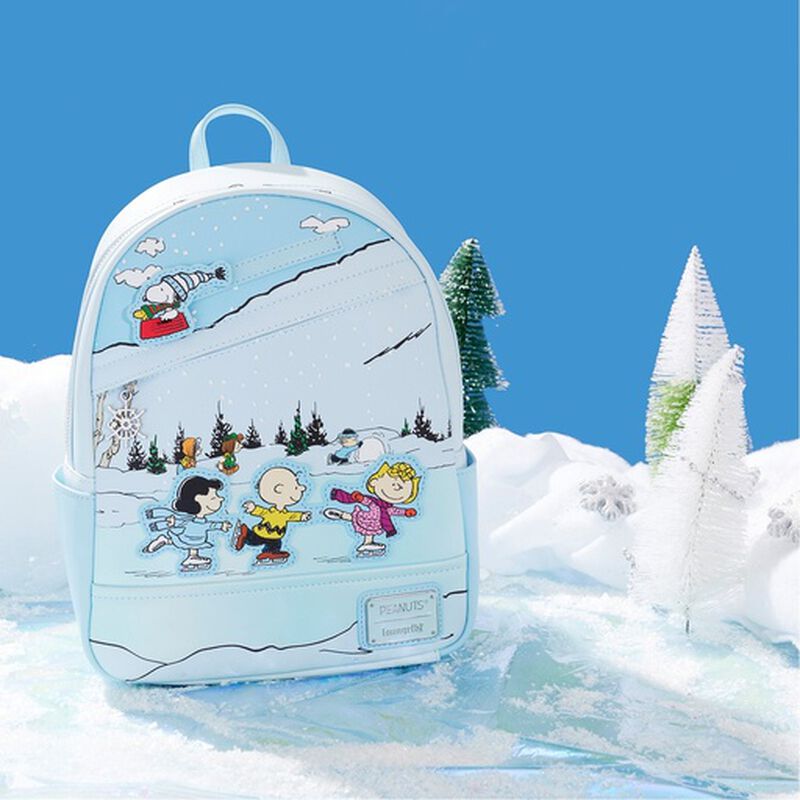 Charlie Brown Ice Skating Mini Backpack, , hi-res image number 2