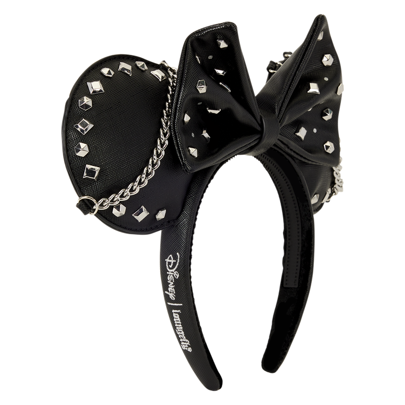 Minnie Mouse Studs & Chains Ear Headband, , hi-res view 4