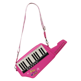 Jem and the Holograms Figural Keytar Glow Crossbody Bag, Image 1