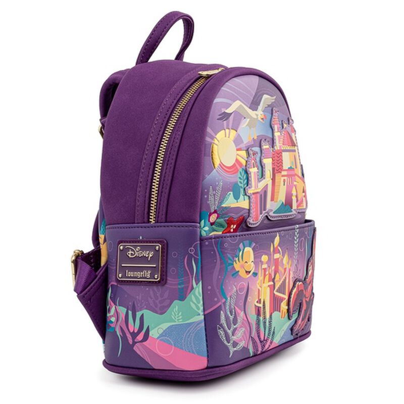 Disney The Little Mermaid Ariel Castle Mini Backpack, , hi-res view 2
