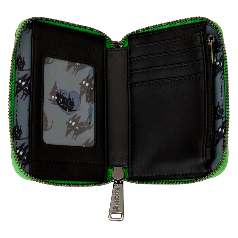 Frankenweenie Sparky & Persephone Glow Zip Around Wallet, , hi-res view 6