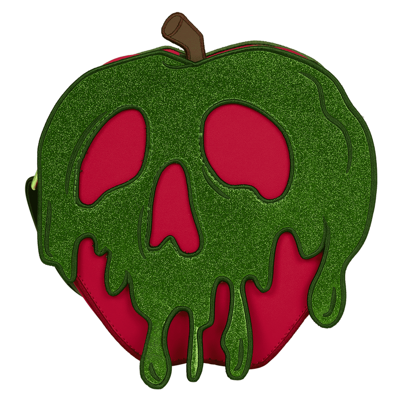 Snow White and the Seven Dwarfs Exclusive Evil Queen Poison Apple Glitter Crossbody Bag, , hi-res view 1
