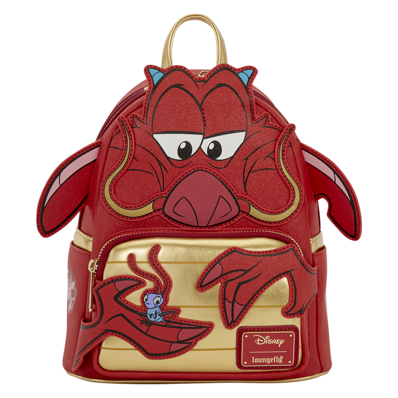Mulan Mushu Glitter Cosplay Mini Backpack, , hi-res view 1