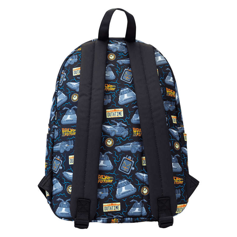 Back To The Future 40th Anniversary All-Over Print Nylon Full-Size Backpack, , hi-res view 6