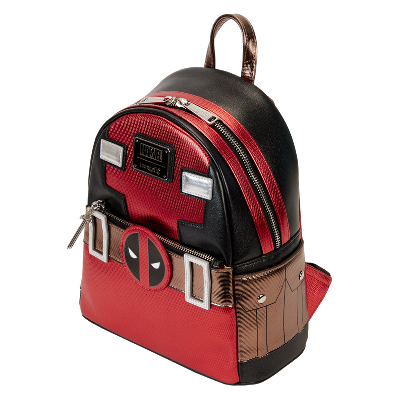 Marvel Metallic Deadpool Cosplay Mini Backpack, , hi-res view 5