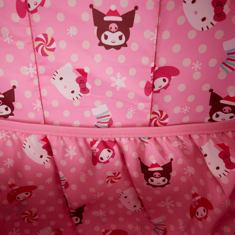 Sanrio Kuromi Holiday All-Over Print Full-Size Backpack, , hi-res view 4