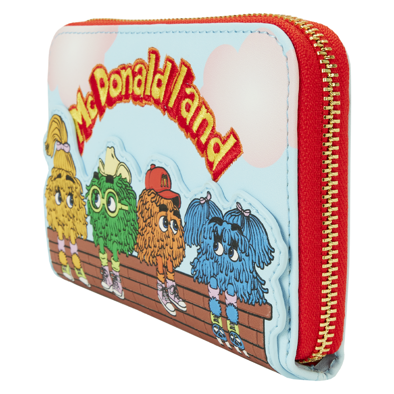 【Loungefly】Mcdonalds マクドナルド ソフト カードケース 財布 McDonald's Vintage Fry Kids Zip Around Wallet | Loungefly