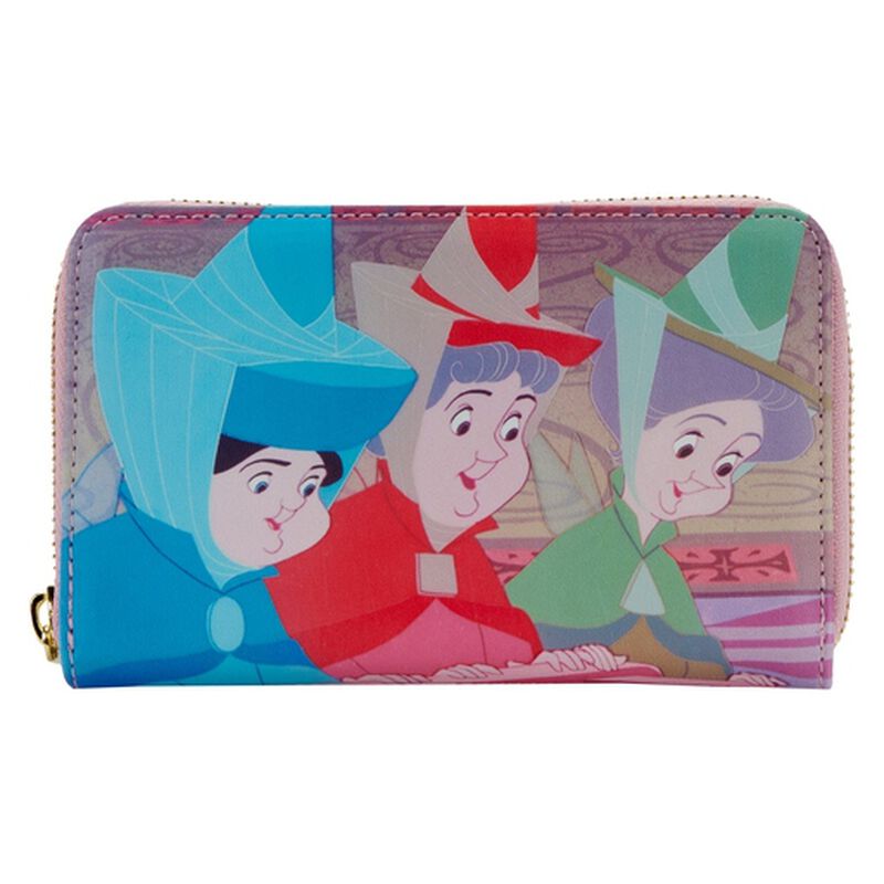 Loungefly Disney Princess Sleeping Beauty Reversible Sequin Zip Wallet