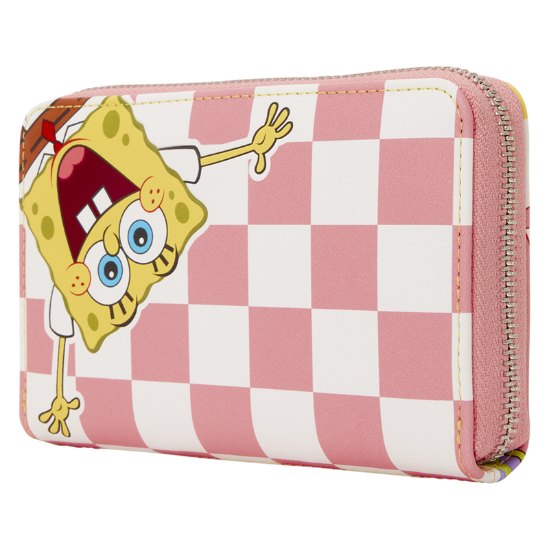 SpongeBob SquarePants & Patrick Star Checkered Zip Around Wallet, , hi-res view 4