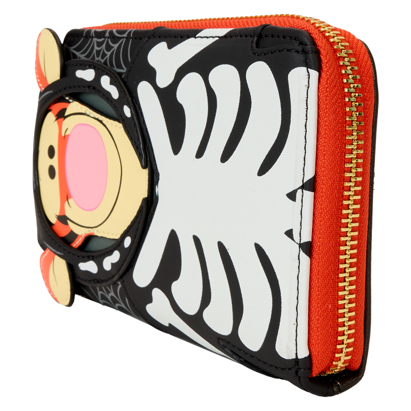 【Lounge Fly】Disney100 Winnie the Cosplay Zip Around Wallet Winnie The Pooh Skeleton Tigger Cosplay Glow Zip Around