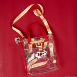NFL Kansas City Chiefs Clear Convertible Backpack & Tote Bag, , hi-res view 2