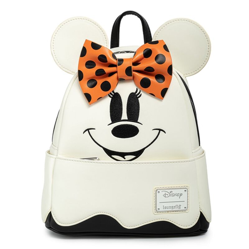 Loungefly Disney Minnie Mouse Ghost Glow in the Dark Cosplay Mini Backpack Amazon.com: Loungefly Disney Ghost Minnie Mouse Glow in the  main image 4