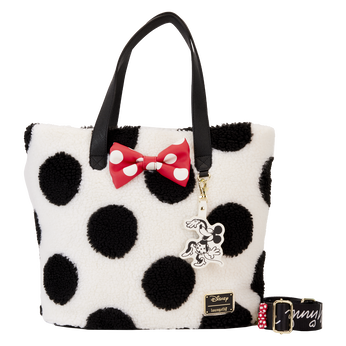 Minnie Mouse Rocks the Dots Classic Sherpa Tote Bag, Image 1