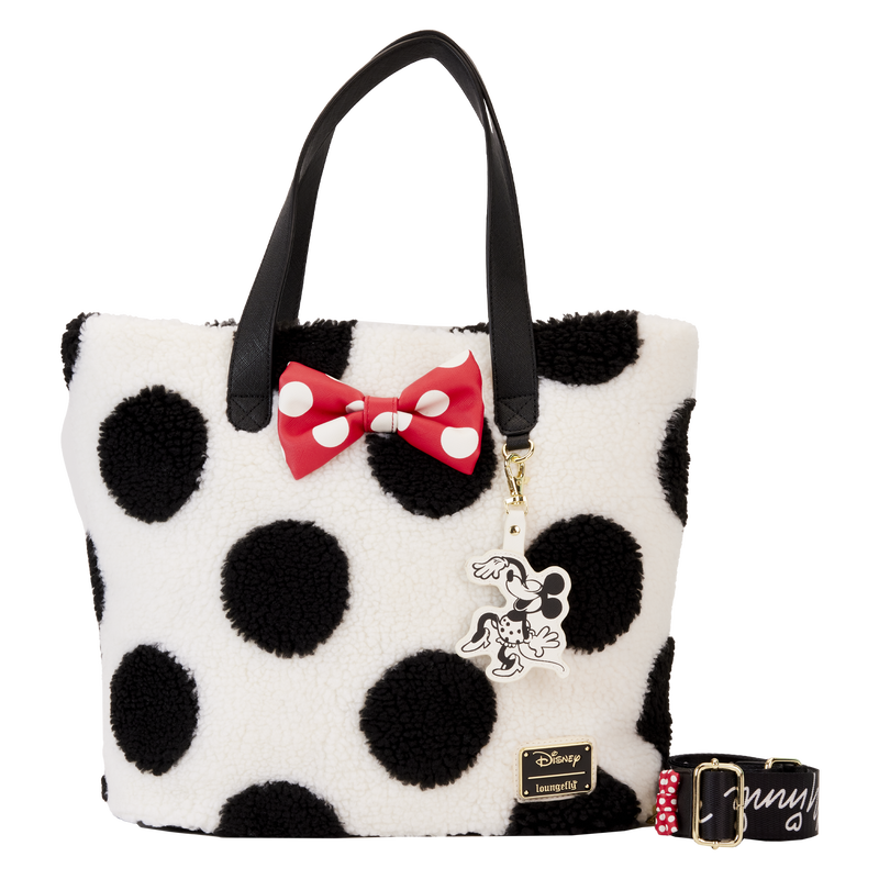 Minnie Mouse Rocks the Dots Classic Sherpa Tote Bag, , hi-res view 1