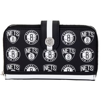 NBA Brooklyn Nets Logo Zip Around Wallet, Image 1