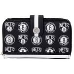 NBA Brooklyn Nets Logo Zip Around Wallet, , hi-res view 1