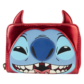 Stitch Devil Cosplay Zip Around Wallet, Image 1
