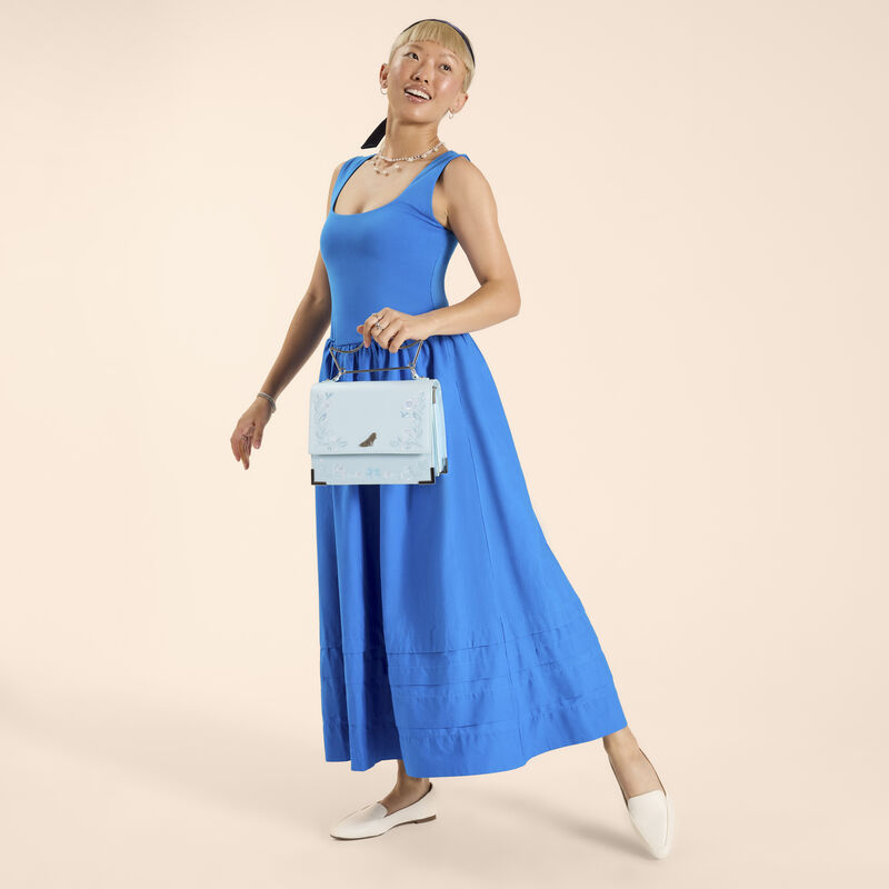 Cinderella Shimmer Crossbody Bag | Loungefly display picture 1