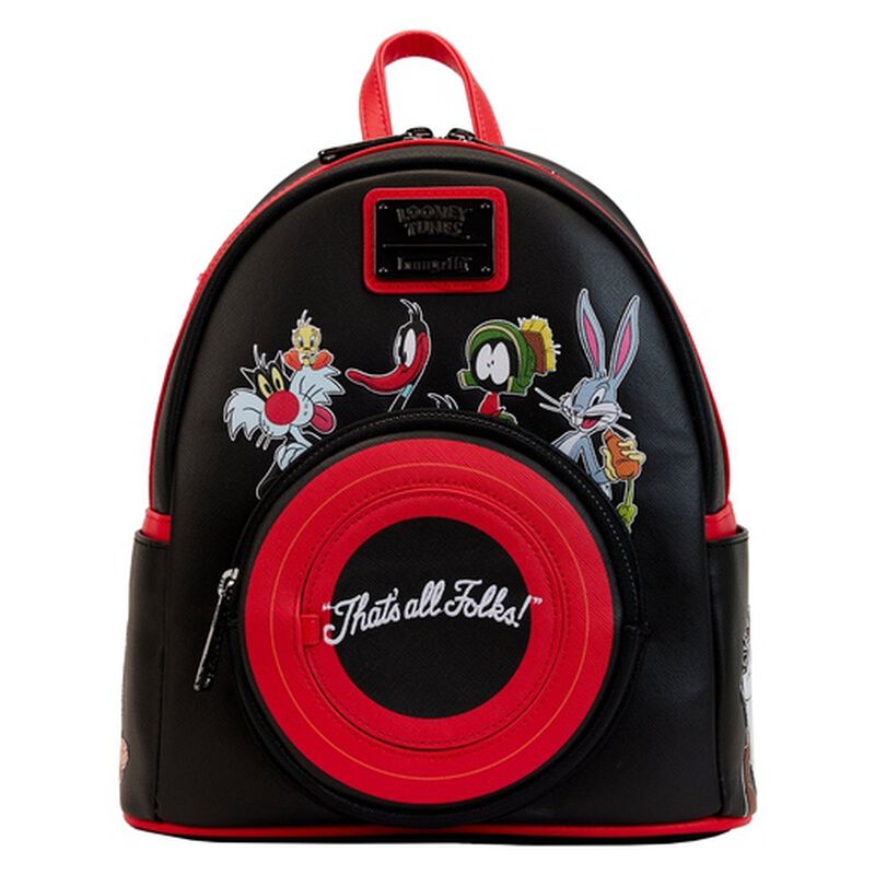 Looney Tunes That’s All Folks Mini Backpack, , hi-res image number 1