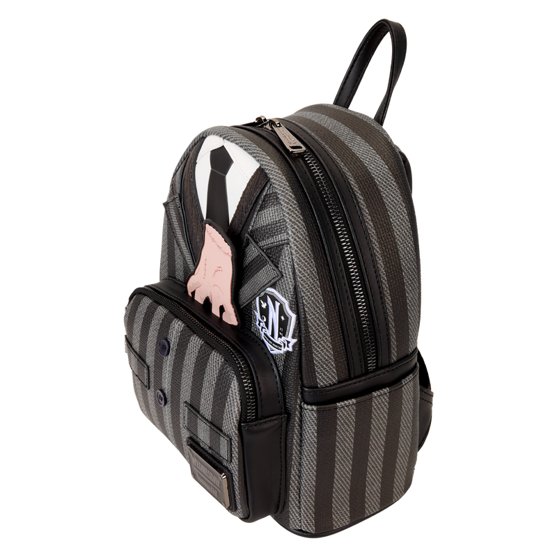 Limited Edition Wednesday Nevermore Academy Uniform Cosplay Mini Backpack, , hi-res view 6