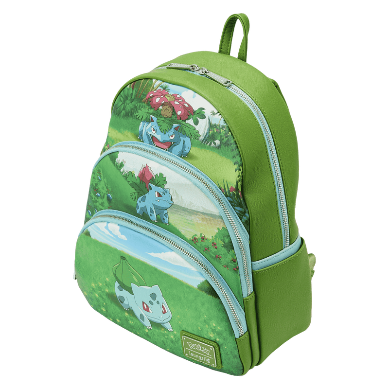 Buy Pokémon Bulbasaur Evolutions Triple Pocket Backpack at Loungefly.